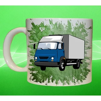 Moon River AVIA zelený hrnek s náklaďákem obsah 330 ml