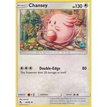 Sběratelská karetní hra Pokémon HIF 046/068 Chansey - Hidden Fates Stav: Excellent, Verze: NORMAL