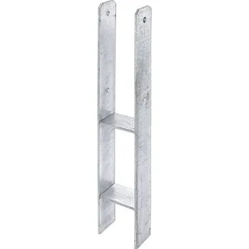 Příslušenství pro plot Ukotvení trámků H 101x300x600 mm, žárově zinkováno, 1 kus