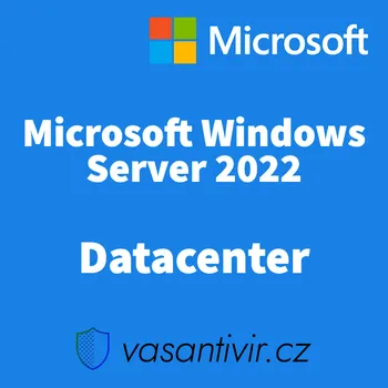Operační systém Microsoft Windows Server 2022 Datacenter ( 16-core ), nová SWWSD2022CZN