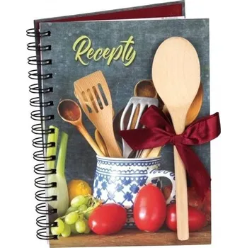 Zápisník Helma365 Kniha na recepty s vařečkou A5