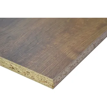 Dřevotřísková deska ASKO a.s. Deska formátovaná LDTD Dub Rustikal sukatý dřevní pór, bez hrany, 1407x599x18mm