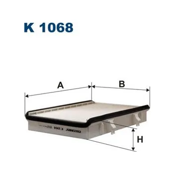 Vzduchový filtr Filtr, vzduch v interiéru FILTRON (K1068)