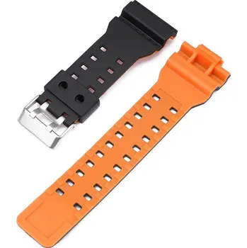 Řemínek na hodinky Plastový řemínek Ricardo 16mm (pro Casio G-Shock GA-100, GA-110, GD-120, GLS-100), černý V3