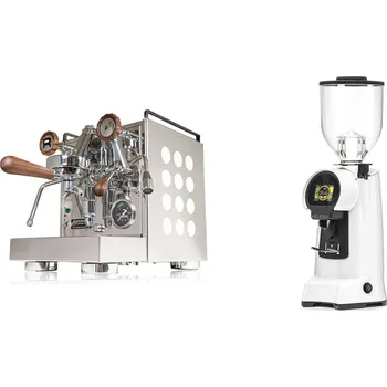 Kávovar Rocket Espresso Appartamento, white, walnut + Eureka Helios 65,…