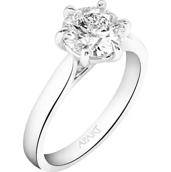 Prsten Prsten z bílého zlata s briliantem - VS1/G - 2,00 ct - ryzost 750 - 220.547