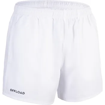Chlapecké kraťasy OFFLOAD Dětské ragbyové kraťasy Club R100 bílé 6 LET BÍLÁ