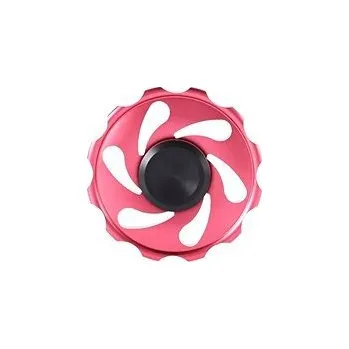 Gadget FIDGET SPINNER-ANTISTRESOVÁ HRAČKA > varianta Červený-hliníková slitina-kovo