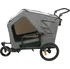Přívěsný vozík pro psa Trixie Vozík za kolo L 80 x 103 x 98/147 cm šedý/šalvějový