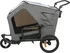 Přívěsný vozík pro psa Trixie Vozík za kolo L 80 x 103 x 98/147 cm šedý/šalvějový