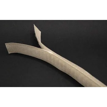 Zip Našívací suchý zip - tmavá režná - šířka 2 cm