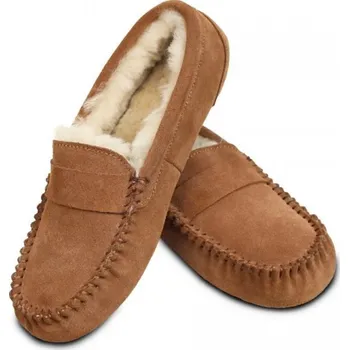 Dámské pantofle Kreibich&Heitmann Kožešinové mokasíny MONTANA Velikost: 46