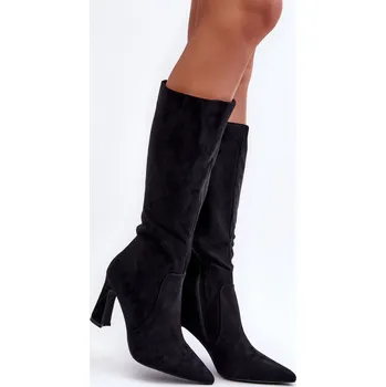 Dámské kozačky Kozačky na podpatku model 184041 Step in style 39