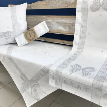 ubrus Gobelínový ubrus TC027 stříbrný - 40 x 30 cm