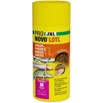 Krmivo pro rybičky JBL Krmivo ProNovo Lotl Grano M, 250 ml