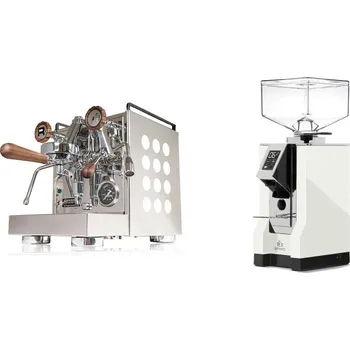 Kávovar Rocket Espresso Appartamento, white, walnut + Eureka Mignon…