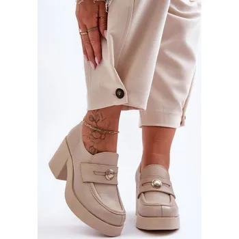 Dámské polobotky Polobotky na podpatku model 183949 Step in style 39