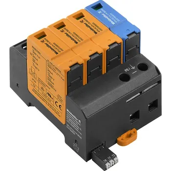 Přepěťová ochrana WEIDMÜLLER Svodič Weidmuller VPU AC II 3+1 R 350/50 2637060000