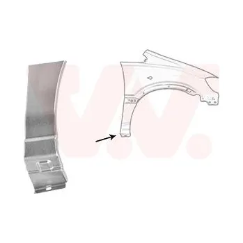 Blatník karosérie Blatník VAN WEZEL 3790156