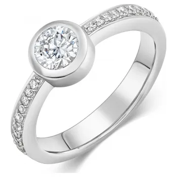 Prsten SOFIA stříbrný prsten se zirkony AEAR4534Z/R-52