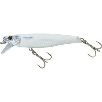 Umělá nástraha CAPERLAN Wobler jerkbait na mořský rybolov Mujet 90 US bílý BÍLÁ