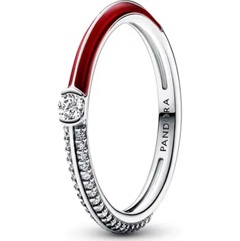 Prsten PANDORA ME prsten s červenou glazurou 192528C01-58