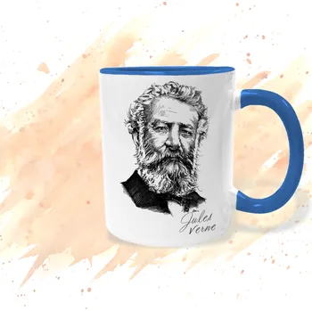 Hrnek - Jules Verne Barva: Modrá