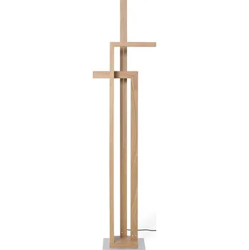 Stojací lampa Hollands Licht Netradiční dřevěná stojací lampa Reflex Dekor: Přírodní dubové dřevo 20REFL017160OAK