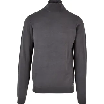 Dámský svetr Knitted Turtleneck Sweater - darkgrey L