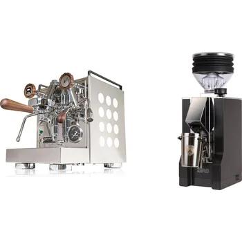 Kávovar Rocket Espresso Appartamento, white, walnut + Eureka Mignon…