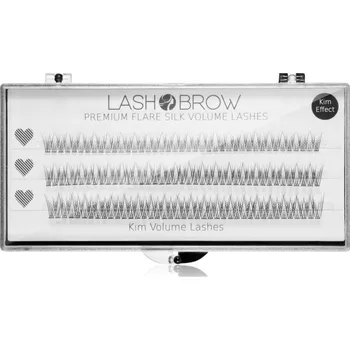 Péče o řasy a obočí Lash Brow Premium Flare Silk Lashes umělé řasy Kim Volume Lashes 1 ks
