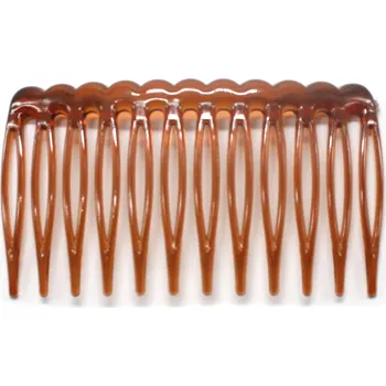 Ozdoba do vlasů Hřebínek s vlnitým okrajem Barva: hnědá