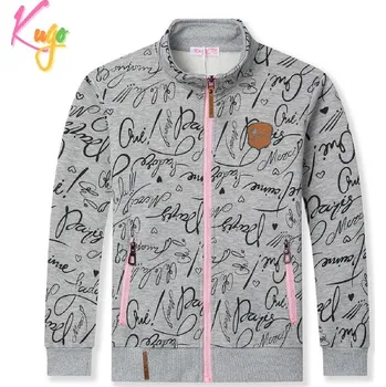 Dívčí mikina Teplá dívčí mikina KUGO GM8667, šedá