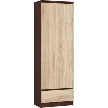 Knihovna AKORD Uzavřená kancelářská knihovna R60 , wenge/sonoma