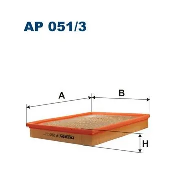 Filtr do auta Vzduchový filtr FILTRON (AP051/3)