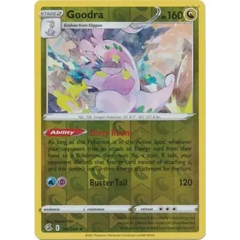 Karetní hra Pokémon karta Goodra 197/264 Reverse Holo - Fusion Strike