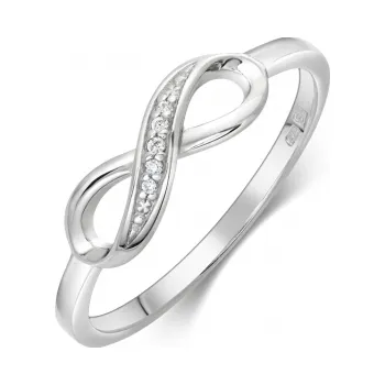 Prsten SOFIA stříbrný prsten nekonečno AUSFYH0ZZ0P-ZY-64