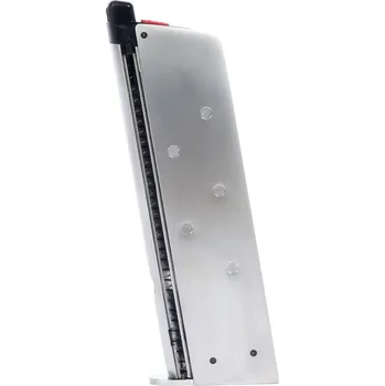 Sportovní střelba AW Custom Plynový zásobník na 15 ran pro plynové pistole 1911 - stříbrný