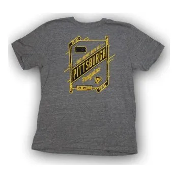 Pánské tričko CCM Triko CCM Our Home Our Ice Pittsburgh Penguins SR, Velikost XL 790925