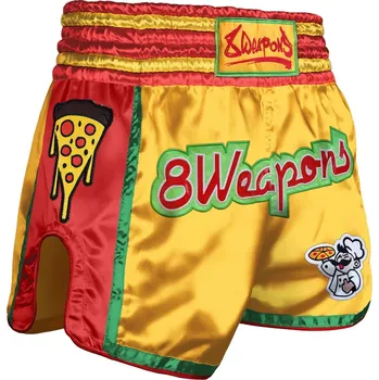 Oblečení pro bojové sporty Muay Thai šortky 8 WEAPONS - Muay Pizza Velikost: S
