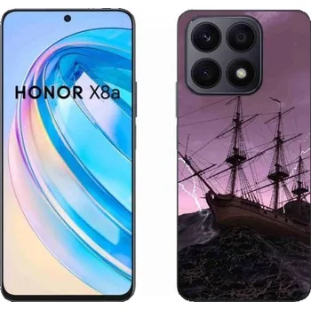 Pouzdro na mobilní telefon Gelový kryt mmCase na mobil Honor X8a - loď v bouři