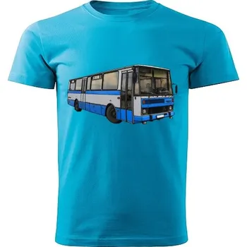 Chlapecké tričko tričko Karosa C734 tyrkys 122 (tričko s autobusem )