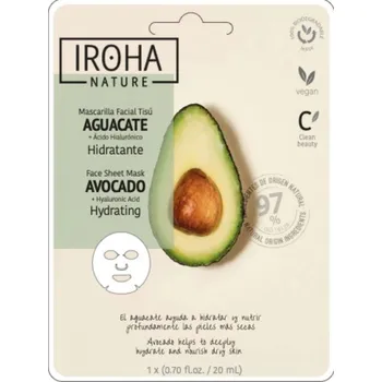 Pleťová maska Iroha nature Hydratující obličejová maska Avocado 20 ml