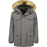Pánská zimní parka s kožichem GEOGRAPHICAL NORWAY Battlegiant Velikost: XL
