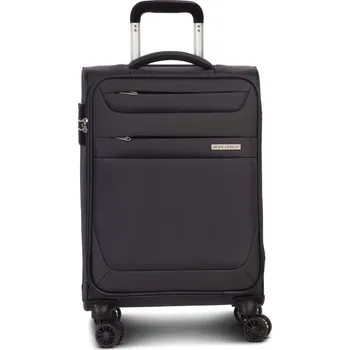 WORLDPACK Cestovní textilní kufr DUBLIN 4w GREY velky L TSA