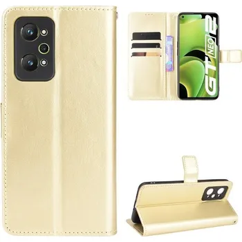 Pouzdro na mobilní telefon Crazy peněženkové pouzdro na mobil Realme GT Neo 2 - zlaté