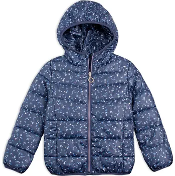 Dívčí bunda Dívčí prošívaná bunda GLO STORY KYTIČKY modrá Velikost: 128