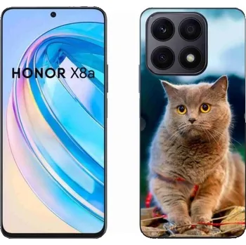 Pouzdro na mobilní telefon Gelový kryt mmCase na mobil Honor X8a - britská modrá 2