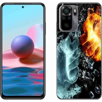 Pouzdro na mobilní telefon Gelový kryt mmCase na mobil Xiaomi Poco M5s - voda a oheň