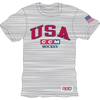 Pánské tričko CCM Triko CCM Flag USA SR, Velikost S 974738